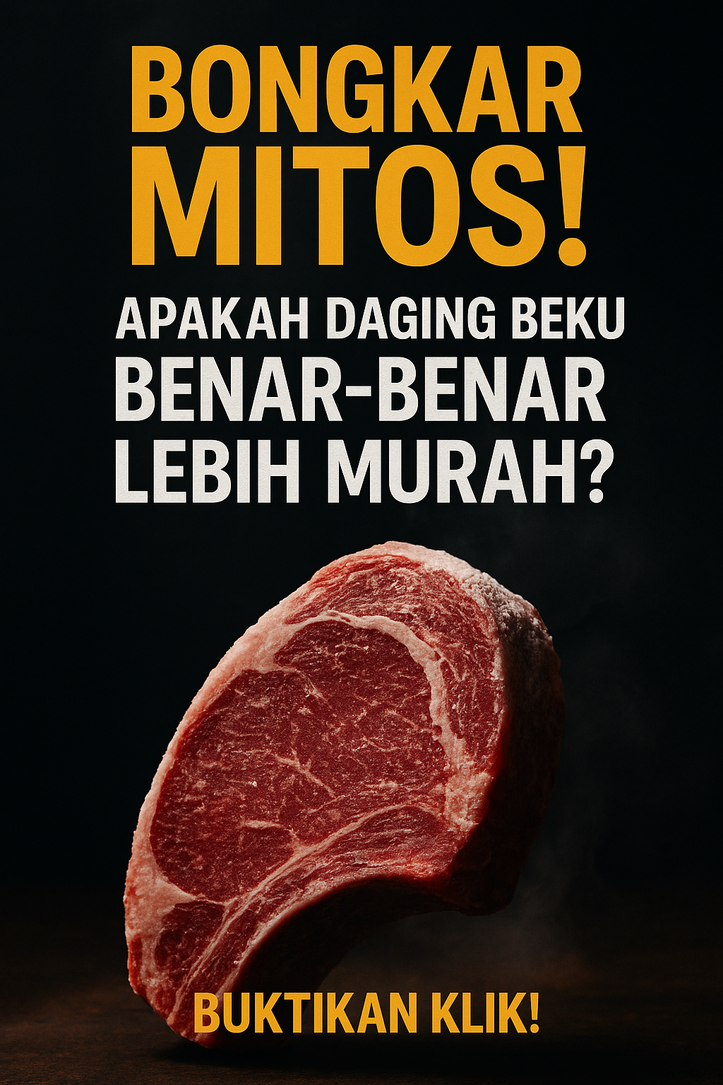 Bongkar Mitos! Apakah Daging Beku Benar-Benar Lebih Murah?